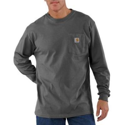 K126CHR LONG-SLEEVE POCKET TEE