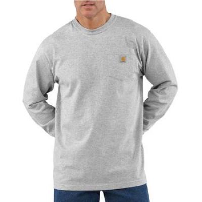 K126HGY LONG-SLEEVE POCKET TEE