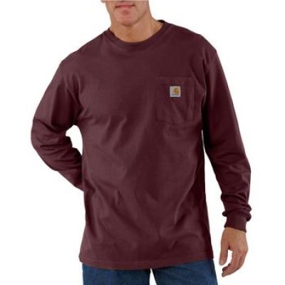 K126PRT LONG-SLEEVE POCKET TEE