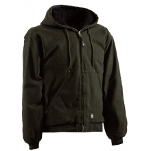 HJ375OD QUILT LINED HOODED JACKET