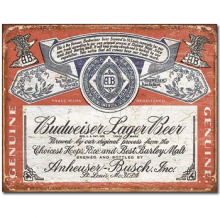 1751 BUDWEISER LABEL