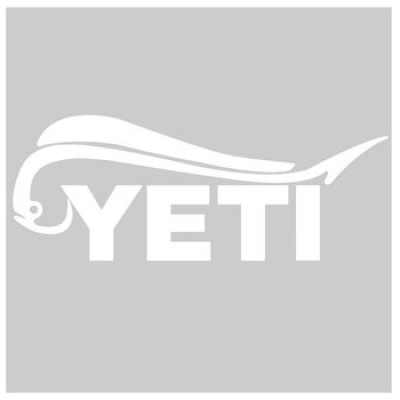 YSD DECAL =WHT-MAHIMAHI-YETI