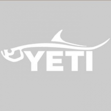 YSD DECAL =WHT-TARPON-YETI