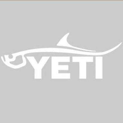 YSD DECAL =WHT-TARPON-YETI