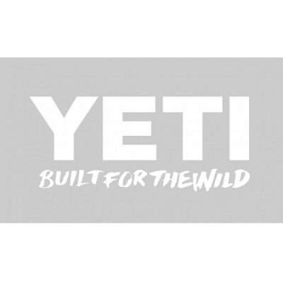 YBF DECAL =WHT-BUILT/WILD-YETI