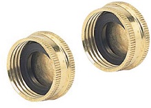 05HC2  HOSE CAP =3/4GH-BRASS-2pk