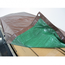 GREEN/BROWN MEDIUM POLY TARP