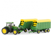 1:64 JD 7290R W/ FORAGE WAGONS