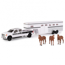 46800 1:32 F-350 W/HORSE TRAILER