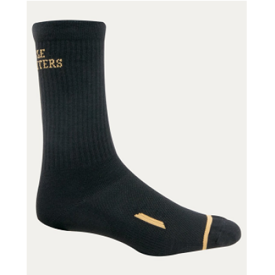 61018 SOCKS = BLK ALL CREW