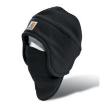 A202BLK HEADWEAR =2-N-1 FLEECE