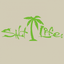 SA188 DECAL = 12"PALM TREE  LIME