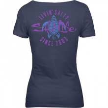 LADIES SHIRT S/S = LIVIN SALT