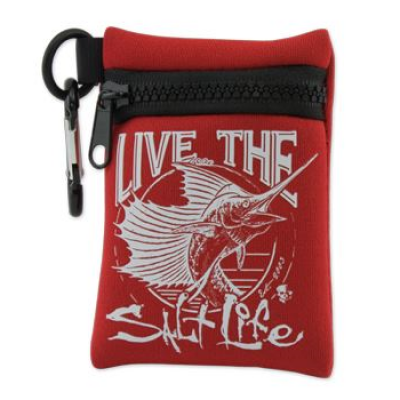 POUCH KEY RING SAILFISH RED