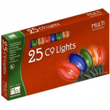 821504 LIGHT SET =25CT C9 TRANS*