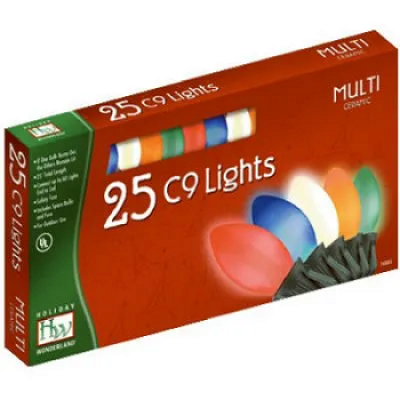 768005 LIGHT SET =25CT C9 CERAM*