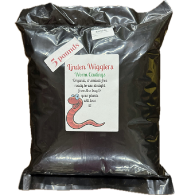 WORM CASTINGS = 5# ORGANIC